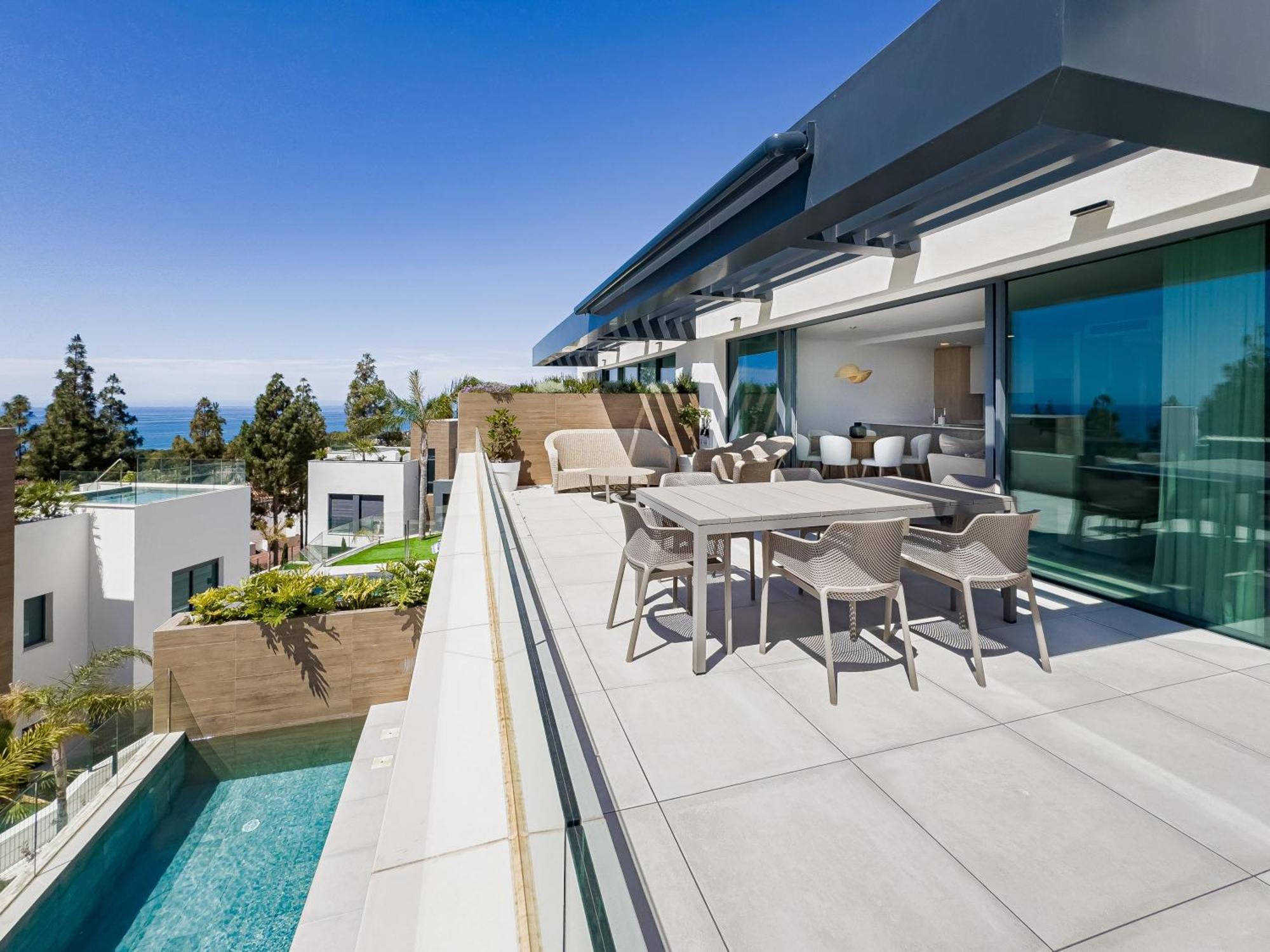 Los Acebos Private Pool Terrace Views * Marbella